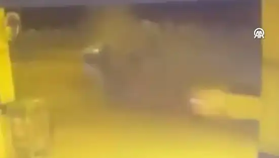 Gaziantep'te Feci Kaza: Kafa Kafaya Çarpışma Anları Kamerada!