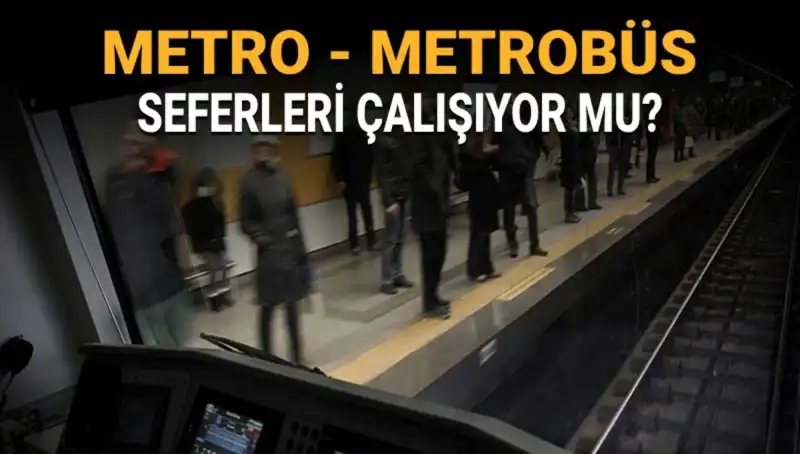 İstanbul Ulaşımında Bugün Ne Oluyor? Metrobüs ve Metro Durumu Açıklandı!