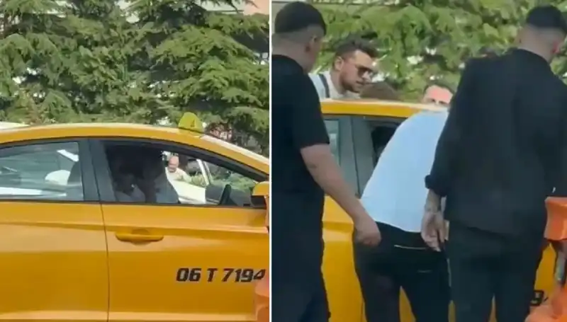 Trafikte Gergin Anlar: Yolcu Taksi Şoförüne Neden Yumruk Attı?