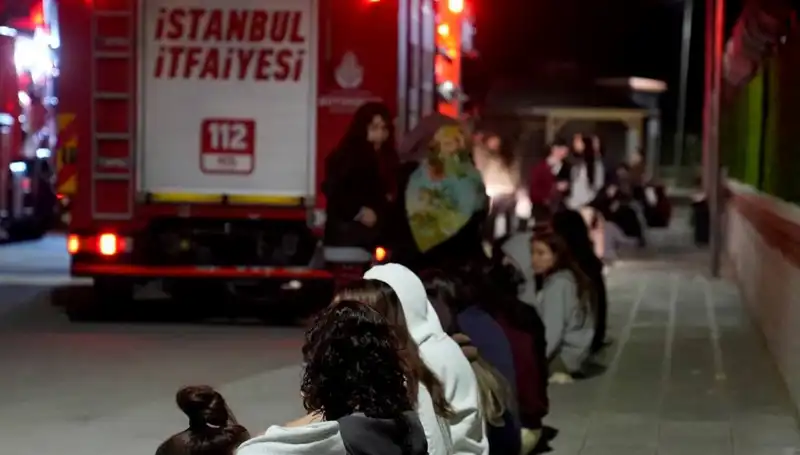 2.500 Kişilik Kız Öğrenci Yurdunda Yangın: Gözyaşları ve Panik İçinde Yaşananlar