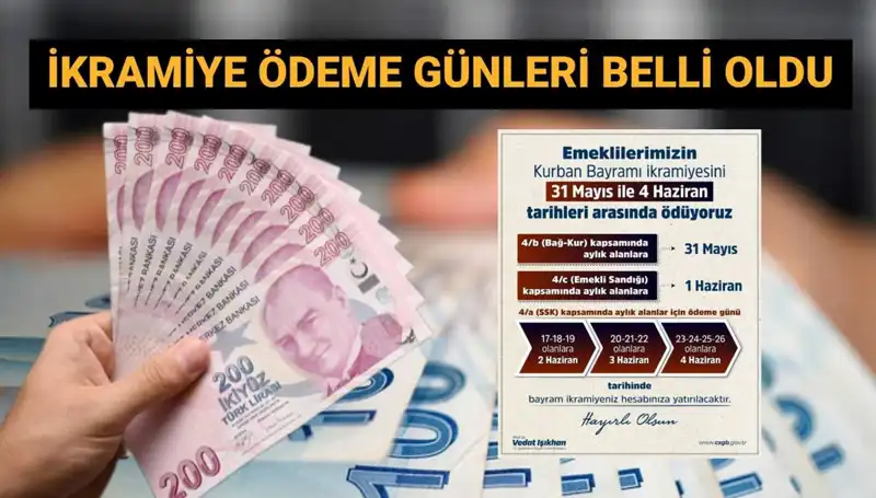Emeklilere Müjde! Bayram İkramiyeleri Ne Zaman Hesaba Geçecek?